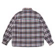 画像2: CHALLENGER/COUNTRY PLAID SHIRT（LT BLUE/ORANGE）［カントリーチェックシャツ-24秋冬］ (2)