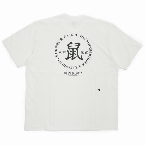 画像1: RATS/鼠 TEE（WHITE）［プリントT-24春夏］ (1)