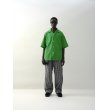 画像2: COOTIE PRODUCTIONS/Finx Cotton Cordlane Open Collar S/S Shirt（Green）［オープンカラーシャツ-24春夏］ (2)