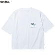 画像1: CALEE/× SHELTECH CL SNAKE LOGO DROP SHOULDER TEE（WHITE）［ドロップショルダーポケT-24春夏］ (1)