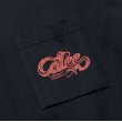 画像5: CALEE/× SHELTECH CL SNAKE LOGO DROP SHOULDER TEE（BLACK）［ドロップショルダーポケT-24春夏］ (5)