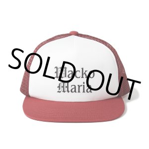 画像: WACKO MARIA/MESH CAP（BURGUNDY/WHITE）［メッシュキャップ-24春夏］