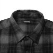 画像3: ROTTWEILER/R9 NEL CHECK SHIRT（BLACK）［ネルチェックシャツ-24秋冬］ (3)