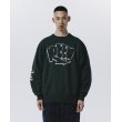 画像7: ROTTWEILER/GRAFFITI SWEATER（GREEN）［クルーネックスウェット-24秋冬］ (7)