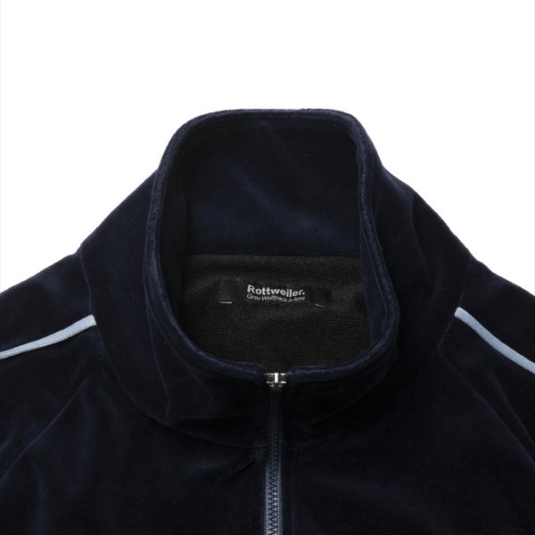 画像3: ROTTWEILER/R9 VELOUR JACKET（NAVY）［ベロアJKT-24秋冬］ (3)