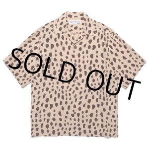 画像: WACKO MARIA/LEOPARD HAWAIIAN SHIRT（BEIGE）［レオパードハワイアンシャツ-24春夏］