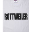 画像4: ROTTWEILER/RW LOGO TEE（WHITE）［プリントT-24秋冬］ (4)