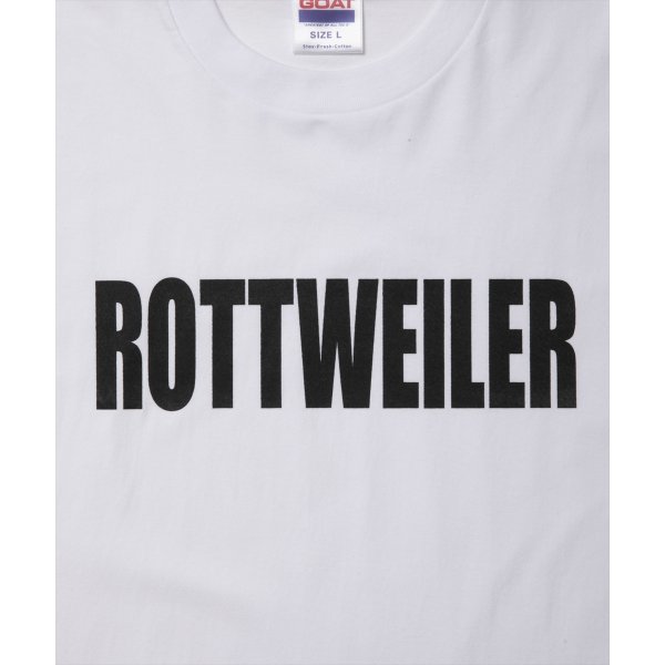 画像4: ROTTWEILER/RW LOGO TEE（WHITE）［プリントT-24秋冬］ (4)