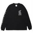 画像1: ROTTWEILER/DOG LOGO LS TEE（BLACK）［プリント長袖T-24秋冬］ (1)