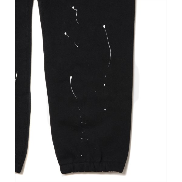 画像4: ROTTWEILER/RW PAINTED SWEAT PANTS（BLACK）［ペイント加工スウェットパンツ-24秋冬］ (4)