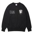 画像1: ROTTWEILER/WALKING DOG SWEATER（BLACK）［クルースウェット-24秋冬］ (1)