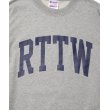 画像4: ROTTWEILER/RTTW SWEATER（GRAY）［クルースウェット-24秋冬］ (4)