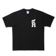 画像1: ROTTWEILER/DOG LOGO TEE（BLACK）［プリントT-24秋冬］ (1)