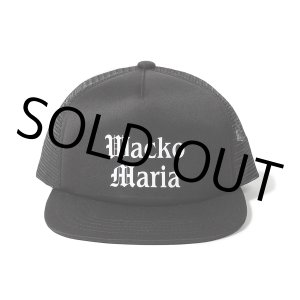 画像: WACKO MARIA/MESH CAP（BLACK/BLACK）［メッシュキャップ-24春夏］