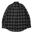 画像2: ROTTWEILER/R9 NEL CHECK SHIRT（BLACK）［ネルチェックシャツ-24秋冬］ (2)