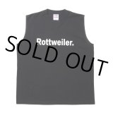 画像: ROTTWEILER/CLASSIC NO SLEEVE TEE（BLACK）［ノースリーブT-24春夏］