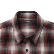 画像3: ROTTWEILER/R9 NEL CHECK SHIRT（RED）［ネルチェックシャツ-24秋冬］ (3)