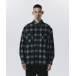 画像4: ROTTWEILER/R9 NEL CHECK SHIRT（BLACK）［ネルチェックシャツ-24秋冬］ (4)