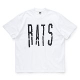 画像: RATS/BLOKEN TEE（WHITE）［プリントT-24春夏］