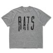 画像1: RATS/BLOKEN TEE（HEATHER GRAY）［プリントT-24春夏］ (1)