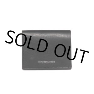 画像: COOTIE PRODUCTIONS/Leather Compact Purse（Black）［レザーウォレット-24春夏］