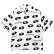 画像1: WACKO MARIA/RECORDS HAWAIIAN SHIRT（WHITE）［レコードハワイアンシャツ-24春夏］ (1)