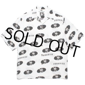 画像: WACKO MARIA/RECORDS HAWAIIAN SHIRT（WHITE）［レコードハワイアンシャツ-24春夏］