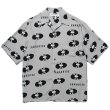 画像1: WACKO MARIA/RECORDS HAWAIIAN SHIRT（GRAY）［レコードハワイアンシャツ-24春夏］ (1)