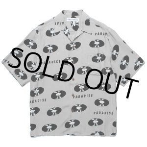 画像: WACKO MARIA/RECORDS HAWAIIAN SHIRT（GRAY）［レコードハワイアンシャツ-24春夏］