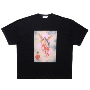 画像: COOTIE PRODUCTIONS/Print S/S Tee（ANGEL）（Black）［プリントT-24春夏］