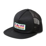 画像: CALEE/CALEE LOGO WAPPEN MESH CAP（BLACK）［ワッペンメッシュキャップ-24春夏］