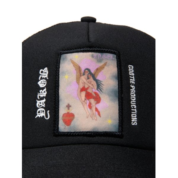 画像4: COOTIE PRODUCTIONS/Polyester 5 Panel Mesh Cap（Jakob Morley）（ANGEL）［5パネルメッシュキャップ-24春夏］ (4)