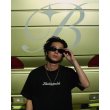 画像2: BlackEyePatch/CHROMED SCRIPT EMBLEM TEE（BLACK） (2)