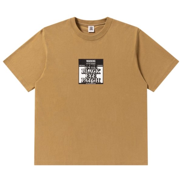 画像1: BlackEyePatch/DO NOT REMOVE LABEL TEE（SAND） (1)