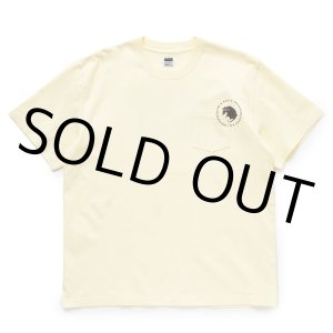 画像: RATS/CIRCLE POCKET TEE（L.YELLOW）［プリントポケT-24春夏］