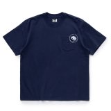 画像: RATS/CIRCLE POCKET TEE（NAVY）［プリントポケT-24春夏］