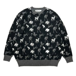 画像: DAIRIKU/"ZOO" Oversized Pullover Knit（Black）［オーバーサイズニット-24秋冬］