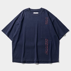 画像: TIGHTBOOTH/STRAIGHT UP T-SHIRT（Navy）［プリントポケT-24夏］