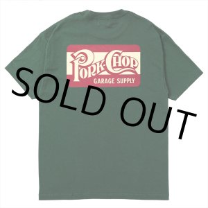 画像: PORKCHOP/SQUARE LOGO TEE（FOREST GREEN）［プリントT-24春夏］