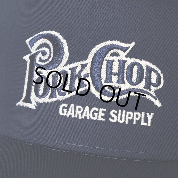 画像3: PORKCHOP/SQUARE LOGO CAP（NAVY）［メッシュキャップ-24春夏］ (3)