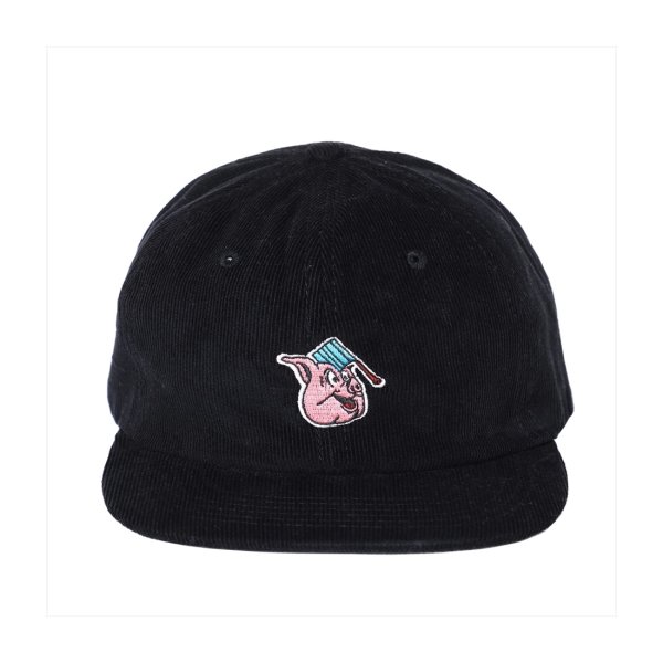 画像1: PORKCHOP/OLD PORK CORDUROY CAP（BLACK）［コーデュロイキャップ-22秋冬］ (1)