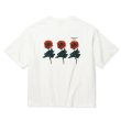 画像2: CALEE/DROP SHOULDER "INDIVIDUAL BASIS" ROSE LOGO TEE（各色）［ドロップショルダープリントT-24春夏］ (2)