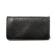 画像2: CALEE/SILVER STAR CONCHO LEATHER LONG WALLET（BLACK）［レザーロングウォレット-24春夏］ (2)