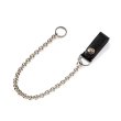 画像2: CALEE/SILVER STAR CONCHO LEATHER WALLET CHAIN（BLACK）［ウォレットチェーン-24春夏］ (2)