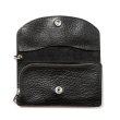 画像3: CALEE/SILVER STAR CONCHO LEATHER LONG WALLET（BLACK）［レザーロングウォレット-24春夏］ (3)