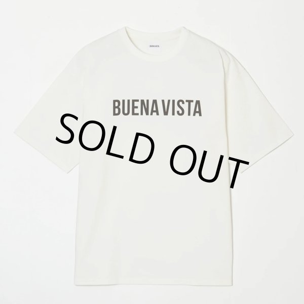 画像1: BUENA VISTA/BUENA VISTA LOGO tee（WHITE）［プリントT-24春夏］ (1)