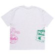 画像2: PORKCHOP/24 MULTI LOGOS TEE（GRAY）［プリントT-24春夏］ (2)