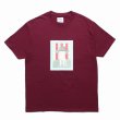 画像1: WACKO MARIA/世界平和プロジェクト / T-SHIRT（BURGUNDY）［プリントT-24春夏］ (1)