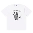 画像1: BlackEyePatch/TALK TO THE HAND TEE（WHITE） (1)