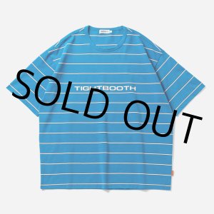 画像: TIGHTBOOTH/LOGO BORDER T-SHIRT（Blue）［ボーダーT-24夏］